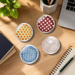 DIY Button Badge Kit for Craft Projects - 100 Sets
