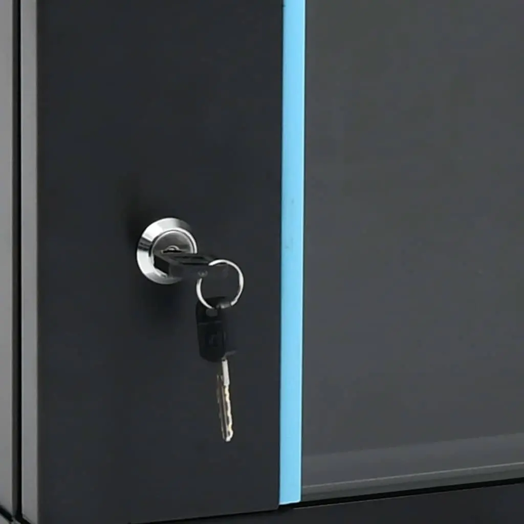 4U Wall Mounted Network Cabinet Cold-Rolled Steel 19 Inch Black