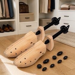 Functional Wooden Shoe Stretchers Size 36-40 for Home Use