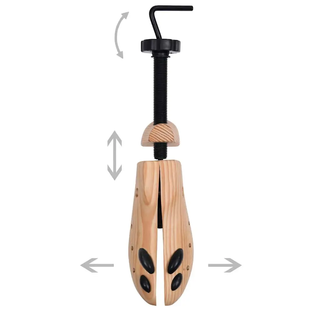 Shoe Trees Size 41-46 Wooden Stretchers Shapers Moisture Absorbing Pressure
