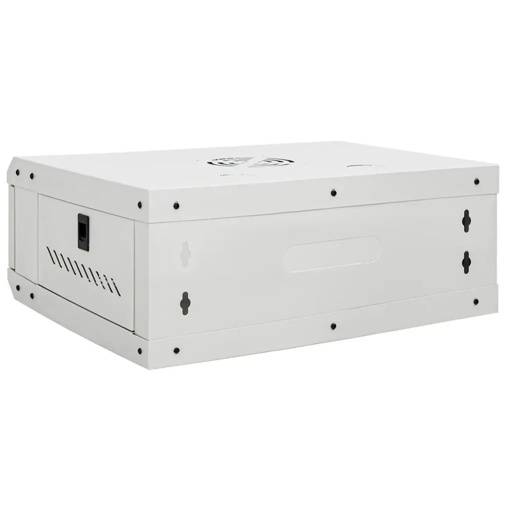 4U Wall Mounted Network Cabinet Cold-Rolled Steel 53x40x21cm Grey