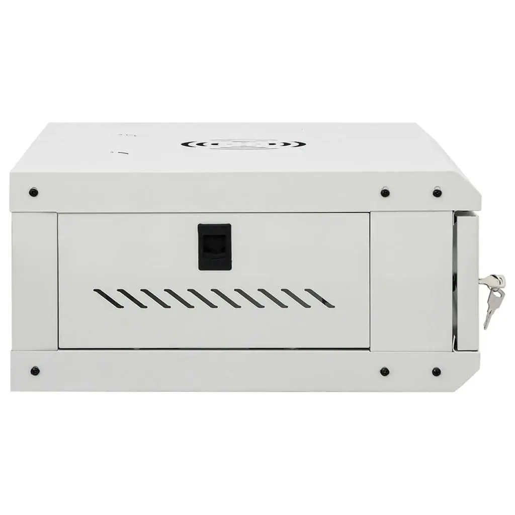 4U Wall Mounted Network Cabinet Cold-Rolled Steel 53x40x21cm Grey