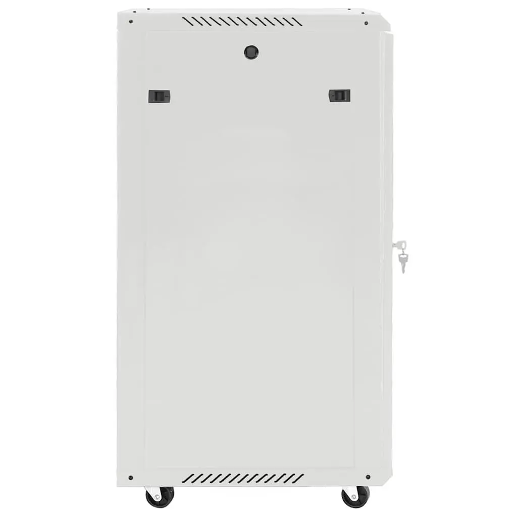 15U Network Cabinet Cold-Rolled Steel 19 Inch Rack Mount Grey