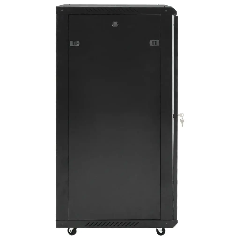 22U Network Cabinet Cold-Rolled Steel 19 Inch Black