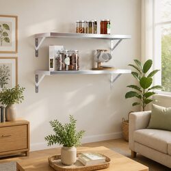 Wall Shelves for Home or Office 2 pcs 75x30 cm