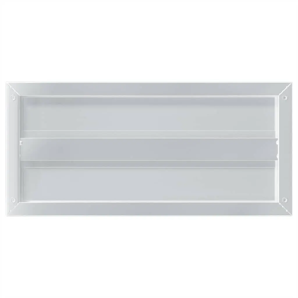 Wall Shelves Stainless Steel 50x23.5 cm Silver Floating Mounted Display Shelf 2 pcs
