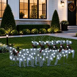 Practical Use of Christmas Reindeer Sleigh Decoration