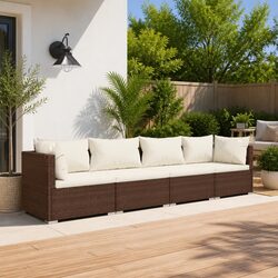Practical 4-Piece Lounge Set for Patio Relaxation