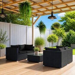 Versatile 5 Piece Garden Lounge Set for Your Outdoor Space
