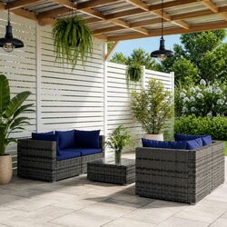 5 Piece Garden Lounge Set for Versatile Outdoor Living