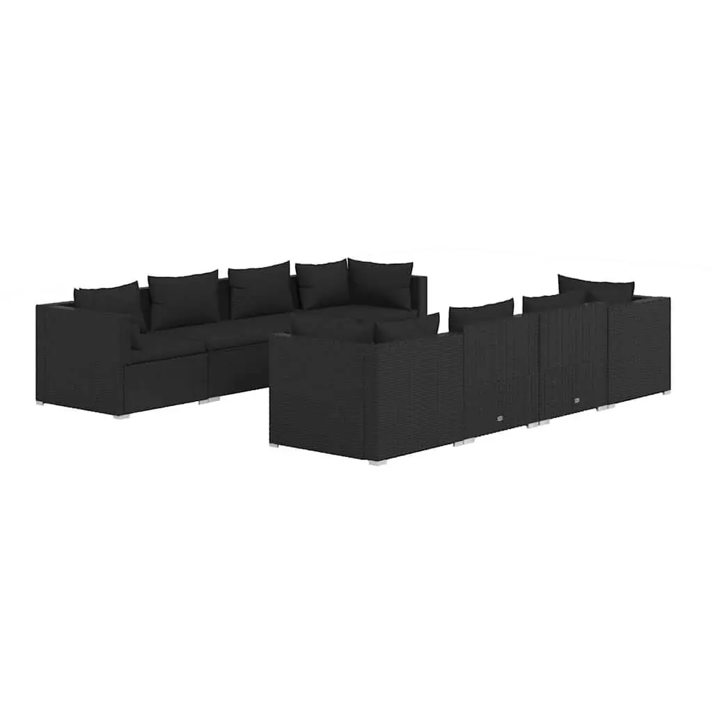 9 Piece Lounge Set for Outdoor Use