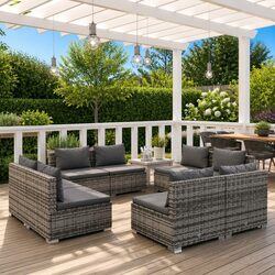 Versatile 8-Piece Garden Lounge Set for Any Outdoor Space