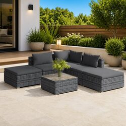 Versatile 6 Piece Outdoor Lounge Set for Any Space