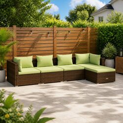 Practical 5-Piece Garden Lounge Set for Any Patio