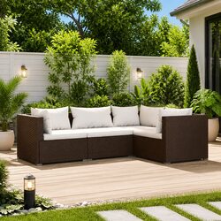 Practical 4 Piece Lounge Set for Your Outdoor Space