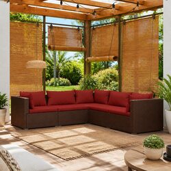Functional 5 Piece Garden Lounge Set for Your Patio