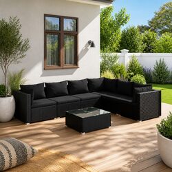 Versatile 7-Piece Lounge Set for Any Outdoor Setting