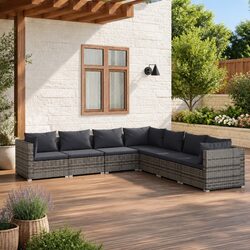 Versatile 7 Piece Lounge Set for Your Outdoor Space