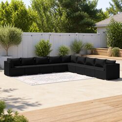 Practical 9 Piece Outdoor Lounge Set for All Occasions