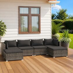 Versatile 6 Piece Garden Lounge Set for Your Patio