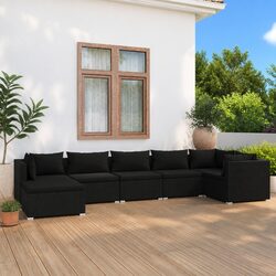 Versatile 7 Piece Garden Lounge Set for Various Spaces