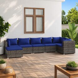 Practical 7-Piece Lounge Set for Outdoor Relaxation