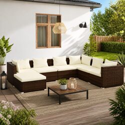 Practical 7 Piece Garden Lounge Set for Your Home