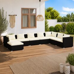 Versatile 8-Piece Lounge Set for Any Outdoor Space