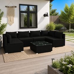 Versatile 7 Piece Lounge Set for Any Outdoor Occasion