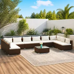11-Piece Garden Lounge Set: Perfect for Any Outdoor Gathering