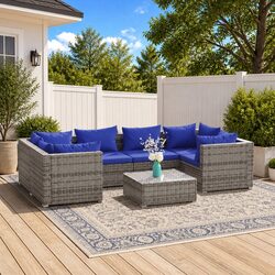 Flexible 7-Piece Garden Lounge Set for Your Patio