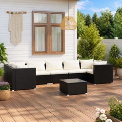 Practical 8-Piece Garden Lounge Set for Any Outdoor Area