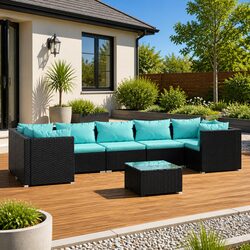 Practical 8 Piece Lounge Set for Your Patio