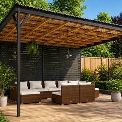 Practical 9 Piece Garden Lounge Set for Every Outdoor Space