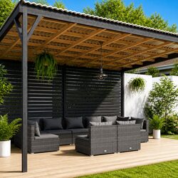 Perfect for Patios: 9-Piece Garden Lounge Set
