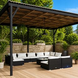 10 Piece Garden Lounge Set: Ideal for Outdoor Relaxation