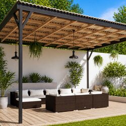 Practical 10-Piece Garden Lounge Set for Your Patio