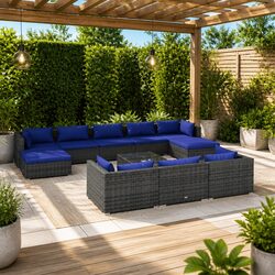 Functional 11 Piece Outdoor Lounge Set for Any Home