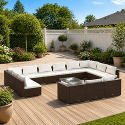 Versatile 14-Piece Garden Lounge Set for Every Outdoor Space