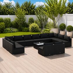 Versatile 13-Piece Garden Lounge Set for Any Outdoor Space
