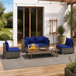 Flexible Grey Modular Garden Lounge Set