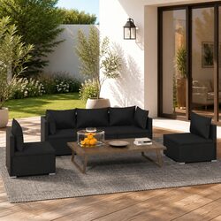 Practical 5-Piece Outdoor Lounge Set for Any Patio