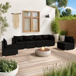 Practical 6-Piece Garden Lounge Set for Everyday Use