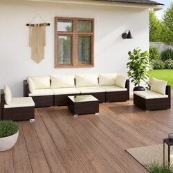 Versatile 7-Piece Garden Lounge Set for Your Patio