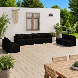 Practical 8-Piece Outdoor Lounge Set for Any Setting