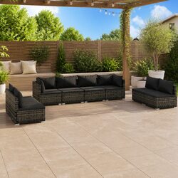 Versatile 8 Piece Outdoor Lounge Set for Your Patio