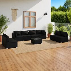 Versatile 9-Piece Outdoor Lounge Set for Any Home