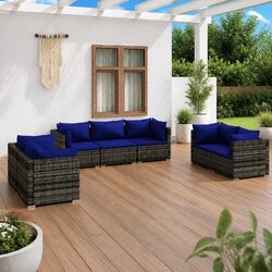 7 Piece Garden Lounge Set: Ideal for Outdoor Relaxation
