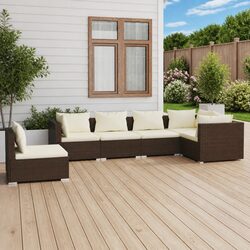 Versatile 6 Piece Lounge Set for Outdoor Relaxation