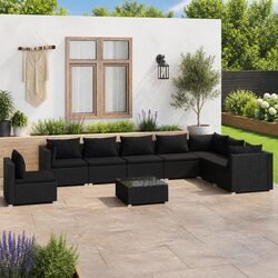 Functional 9-Piece Lounge Set Perfect for Your Patio